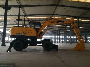 Baoding Construction Machinery Wheel Excavator 8.5ton for Sale