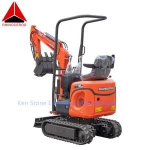 Rhinoceros Xn10-8 New Mini Backhoe 1 Ton Excavator with Good Price