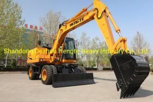 Hot Sale Earth Moving Equipment Hydraulic Wheel Excavator Low Price Ht135W Best Sales in Uzbekistan