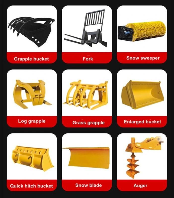 2022 Construction Loader Machine 2.5ton Front End Wheel Loader for Sale