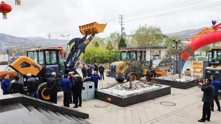 XCMG 1 Ton Mini Wheel Loader Lw156fv Articulated Wheel Front Loader for Sale