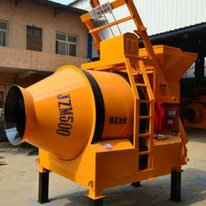 Large Efficiency Forced Hydraulic with Single Shaft Jzm500 Concrete Mixer