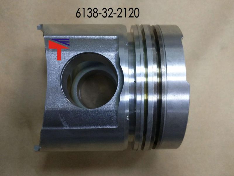 High-Performance Diesel Engine Engineering Machinery Parts Piston 6138-32-2120 for Engine Parts S6d110 Generator Set