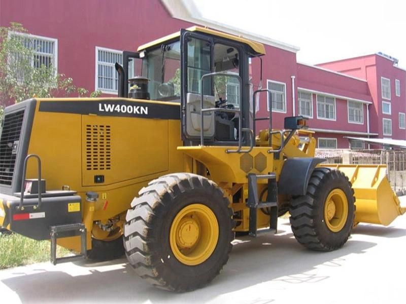 China High Quality Lw400kn 4ton 2.4cbm Front Wheel Loader