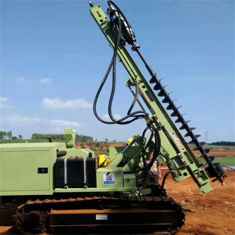 Photovoltaic Solar Pile Multipurpose Drilling Rig