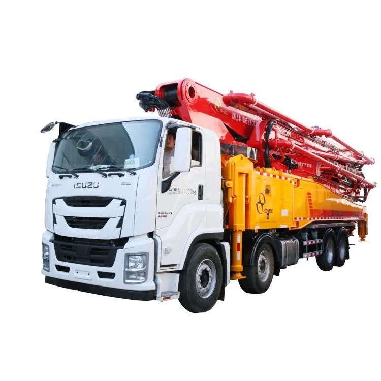 HOWO 8X4 Original 56m 58m 63m Concrete Diesel Pump Machine 58m Schwing Concrete Boom Pump Truck