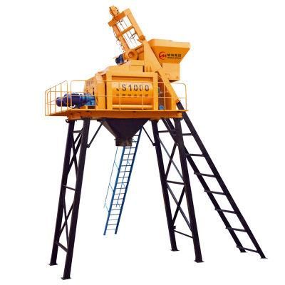 Js1000 China Concrete Mixer Machine Lift Trade for Construction