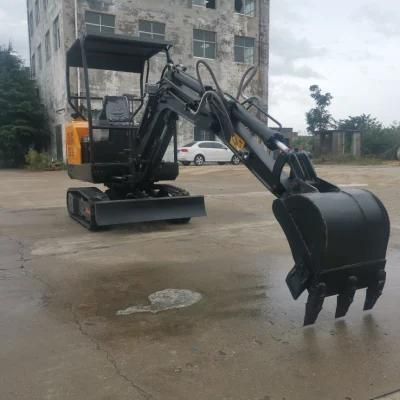 Hixen Micro Mini Trackhoe Backhoe Excavator Small Bagger CE Approved