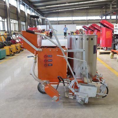 Straight Line Hot Melt Road Marking Machine with 1200kg Preheather