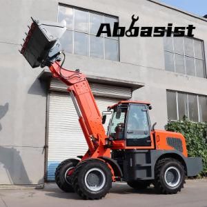 CE ISO SGS OEM AL2500T Articulated Compact Shovel Front 2.5 ton Telescoping Loader