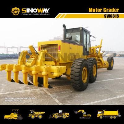 High Efficiency 315HP Mini Motor Grader with Zf Transmission for Sale