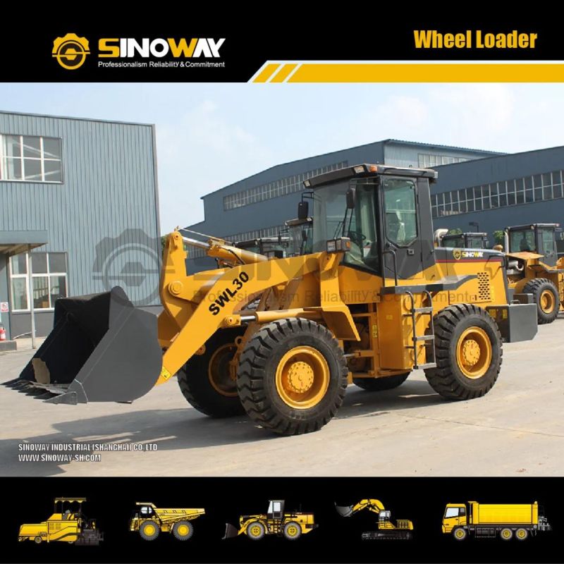 Compact Wheel Loader 3ton Small Front End Shovel Loader