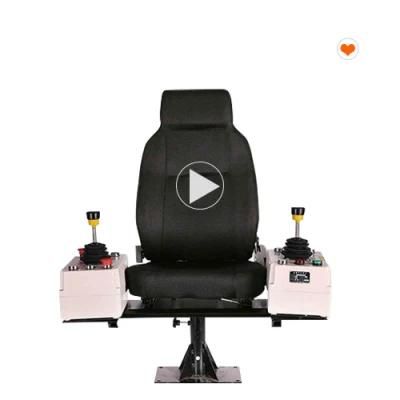 Outdoor Folding Leather Tower Crane Operator Seat Chair