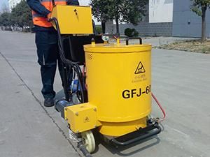 Mobile Pavement Vacuum Cleaner Asphalt Pavement Expansion Joint Clean up Machine