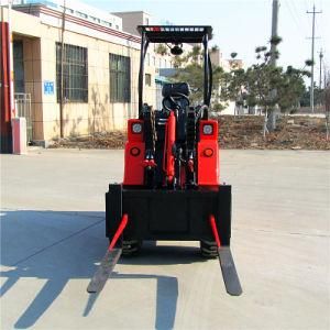 Mini Loader Dy620 4 Wheel Drive Animal Farm Equipment for Sale