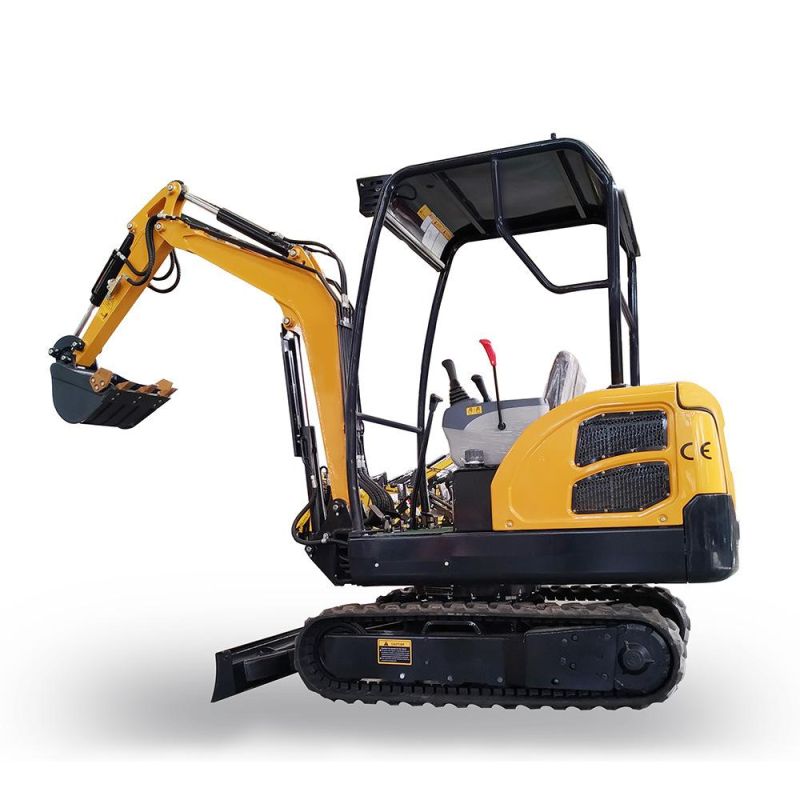 Garden Machinery Digging Machine 1.8t Mini Digger Hydraulic Excavators with EPA