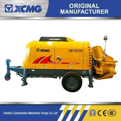 XCMG Official Small Size Diesel Concrete Mixer Hbt6013K with Pump Price