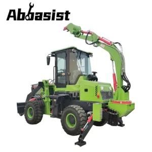 mini bachoe loader excavator and loader AL16-30 1.6t from China OEM factory Abbasist