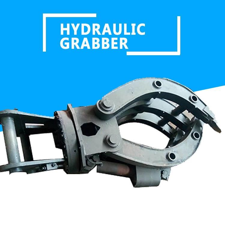 Hydraulic Pressure Grab Bucket for Grapple Waste Material Clamp