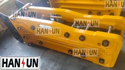 Hansun Hydraulic Rock Breaker Jack Hammer Hb20g Hb30g Sb50 Sb70 Sb81silence Box Type Top Type