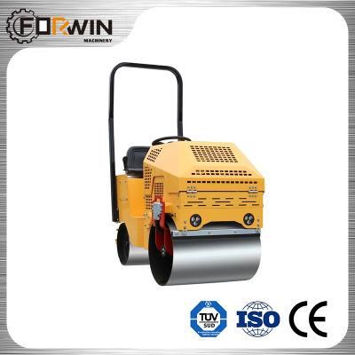 Double Drum Hydrostatic Transmission Electromagnetic Clutch Hydraulic Vibrating Asphalt Cement Small Roller