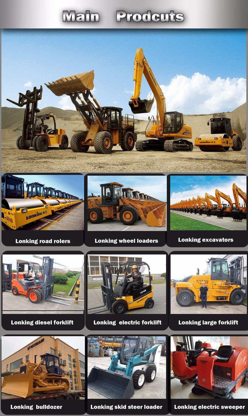 China Liugong Lonking Lovol Shantui Sem Front Wheel Loader 3ton 5ton Zl50g Zl50gn Lw300kn Lw330fn Lw500fn Lw500kn Lw550 Syl956h Tyre Wheel Loader Cdm856n