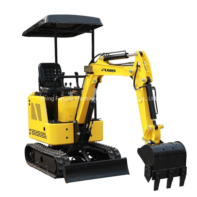 Home Agricultural Farm Crawler Mini Digger Excavator