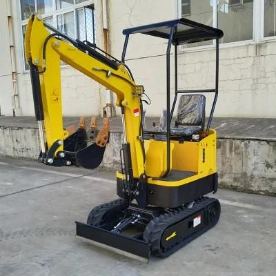 CE EPA Approved 1 T Towable Backhoe Excavator /Mini Excavator Small Bagger Price