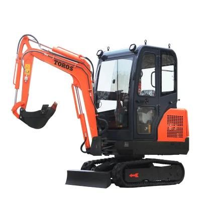 Cheap Mini Excavator Prices 1000kg 2 Ton Excavators Small Digger with CE EPA for Sale Bagger