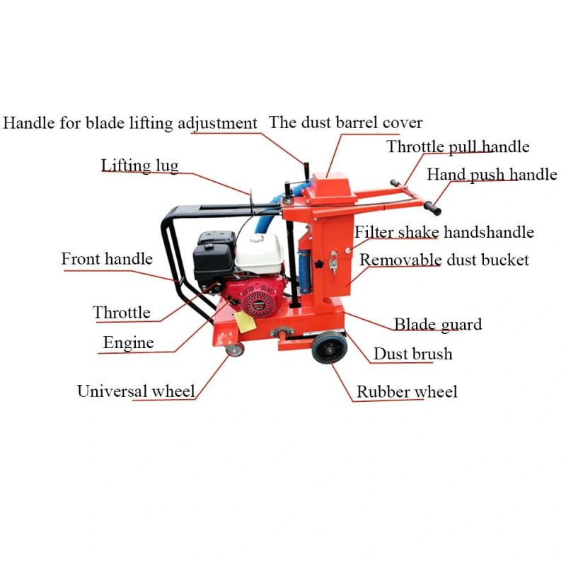 Single Blade Road Cutting Saw Road Grooving Machine