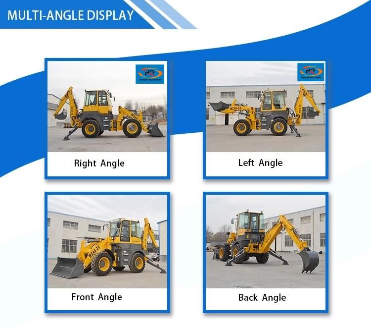 China Strong Articulated Backhoe Loader (WZ40-28) with Ce, ISO, SGS Certificate