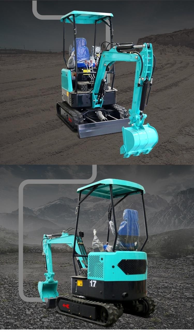 Small Excavator Chinese Mini 2.2 Ton Trenching Machine Mini Digger Digging Equipment