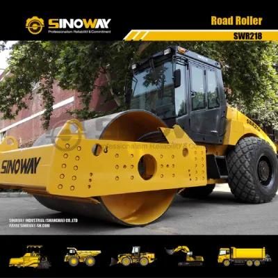 Road Construction Machine 18 Tons Mechanical Single Drum Vibratory Road Roller