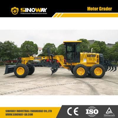 Construction Grader 15 Ton Road Scraper for Gravel and Soil Leveling