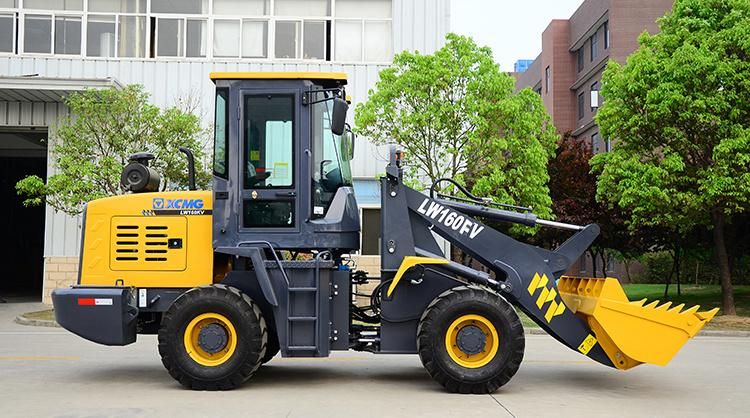 XCMG Mini Wheel Loader 1 Ton China Front End Loader Lw160fv for Sale