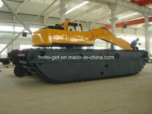 Dredging Machinery Amphibious Excavator Doosan Motor Max 15m Arm