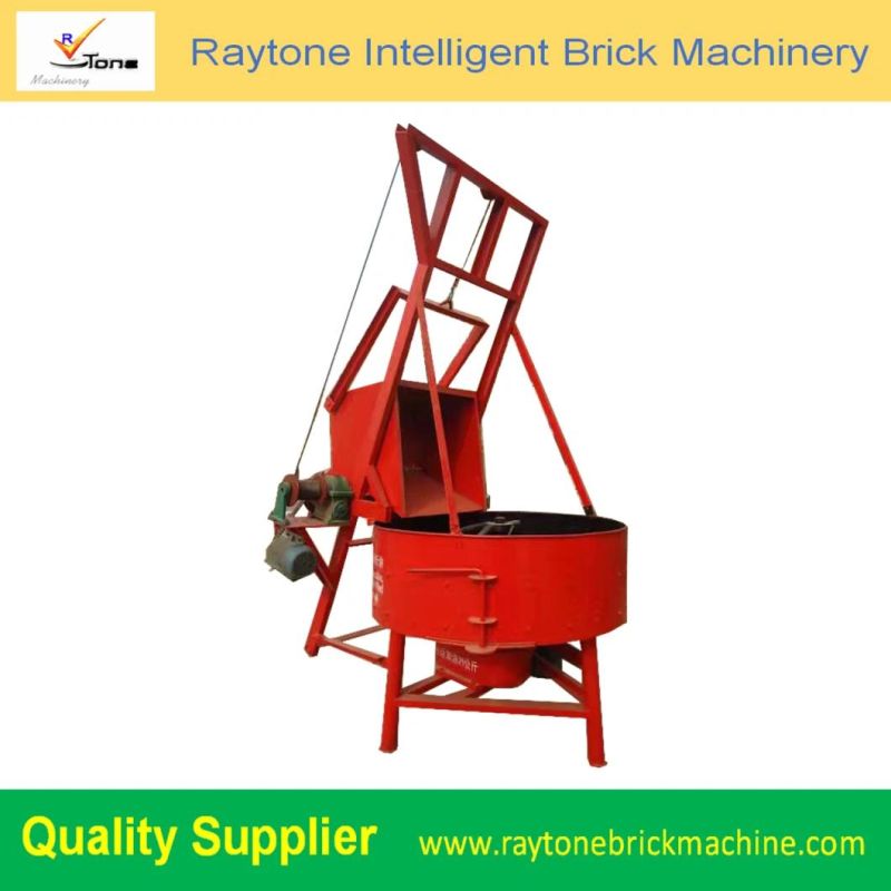 Jq350 Concrete Pan Mixer Machine for Small Business