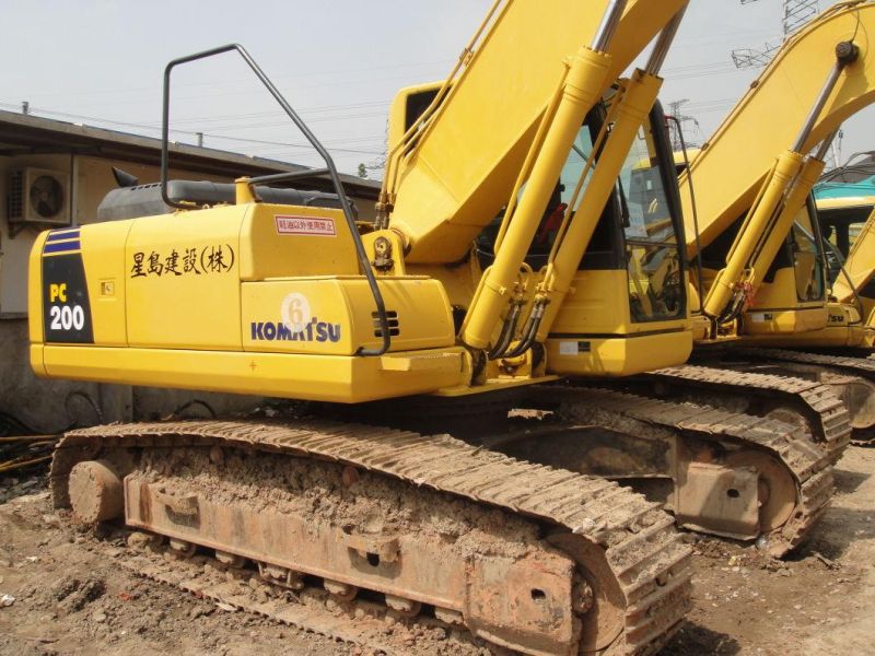 20t Japan Made Used Komatsu PC200-8 Low Hour Crawler Excavator