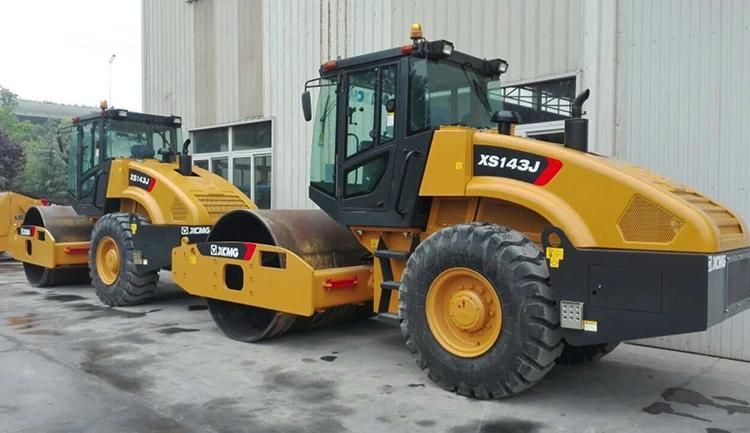 XCMG Road Construction Equipment Asphalt Vibratory Compactor Xs143j Mini Single Drum Road Roller Price