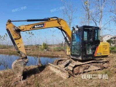 Used Mini Medium Backhoe Excavator Sany Sy75c Construction Machine Second-Hand