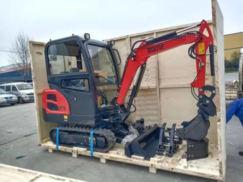 2022 Hot Sale! ! ! Euro V/EPA Kubota 1.8t 2t Mini Excavator with Boom Swing and Radio! ! !