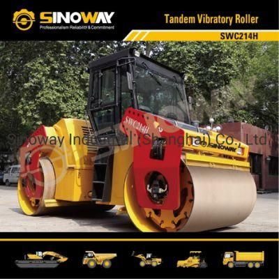 Sinoway Hydraulic Double Drum Roller 14 Ton Tandem Roller