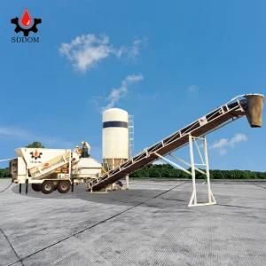 Free Foundation Mobile Concrete Plant, MB1200 Mobile Concrete Mixing Plant with Factory Price