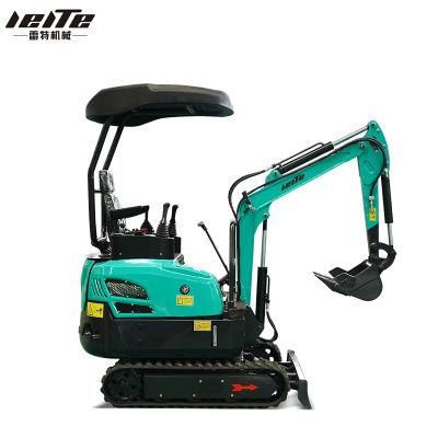 CE ISO EPA China Cheap Home Use New 1ton 2ton Crawler Hydraulic Mini Diesel with Joystick Excavator Factory Prices for Sale