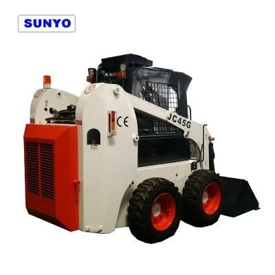 Jc45 Model Skid Steer Loaders Is Sunyo Brand as Mini Wheel Loaders, Excavators, Backhoe Loaders