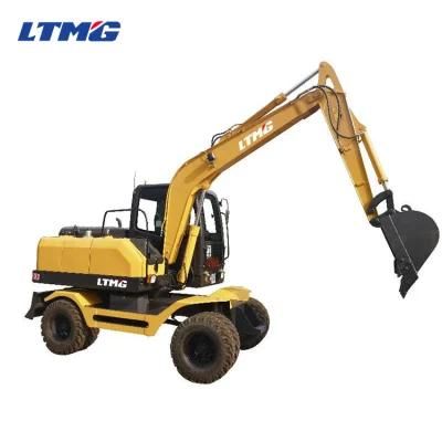 Construction Machines 8 Ton 9 Ton Wheel Excavator Machine