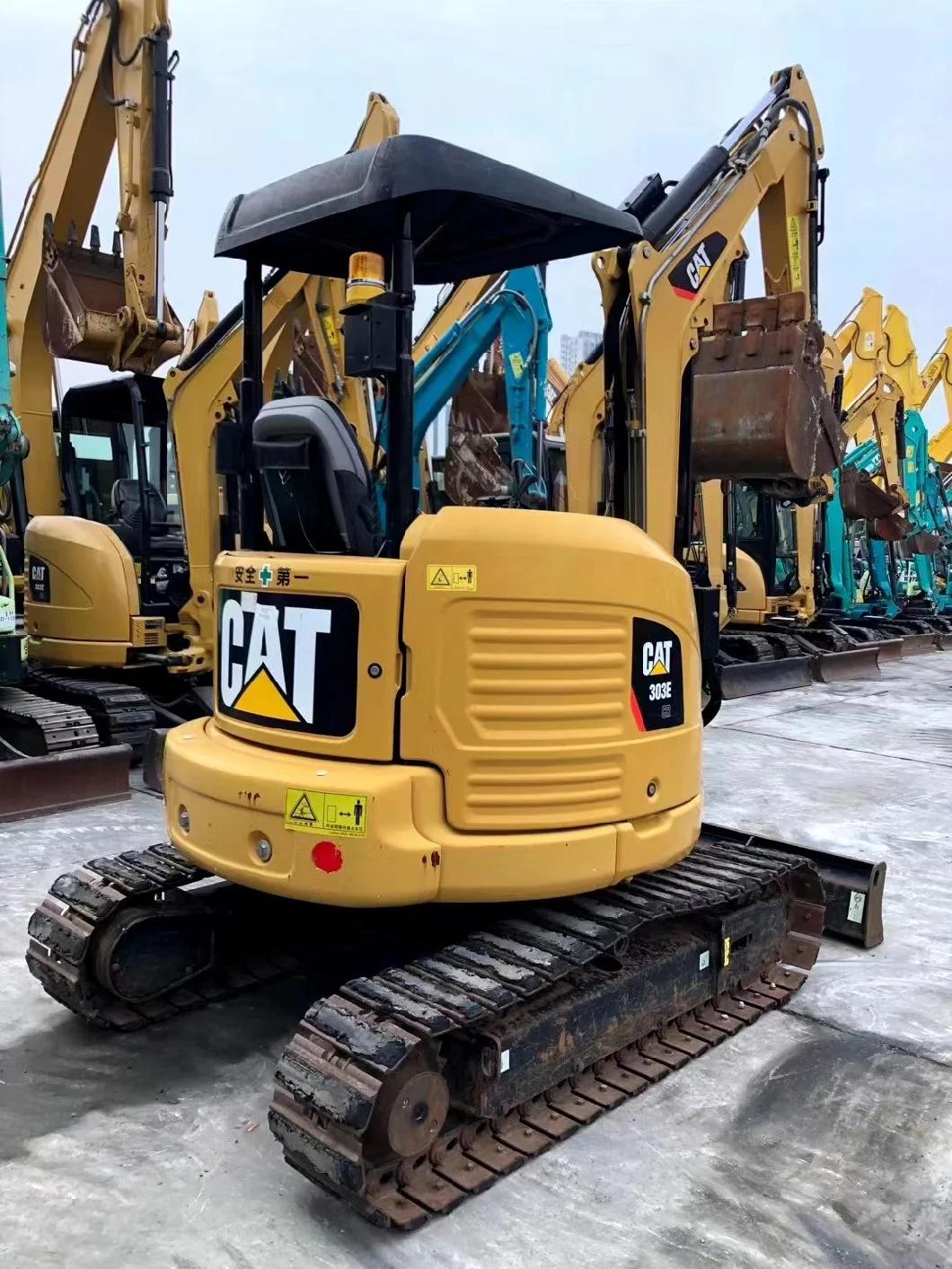 Cat 303e Home Garden Used 3 Ton Used Second Hand Mini Small Crawler Digger Excavator Excavadora Usada Excavatrice Excavators 303 305 306 307 308 Sale 5 T