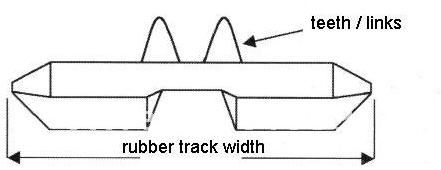 Rubber Track/Crawler 370*107K*41 for B37/B37.2A/M37