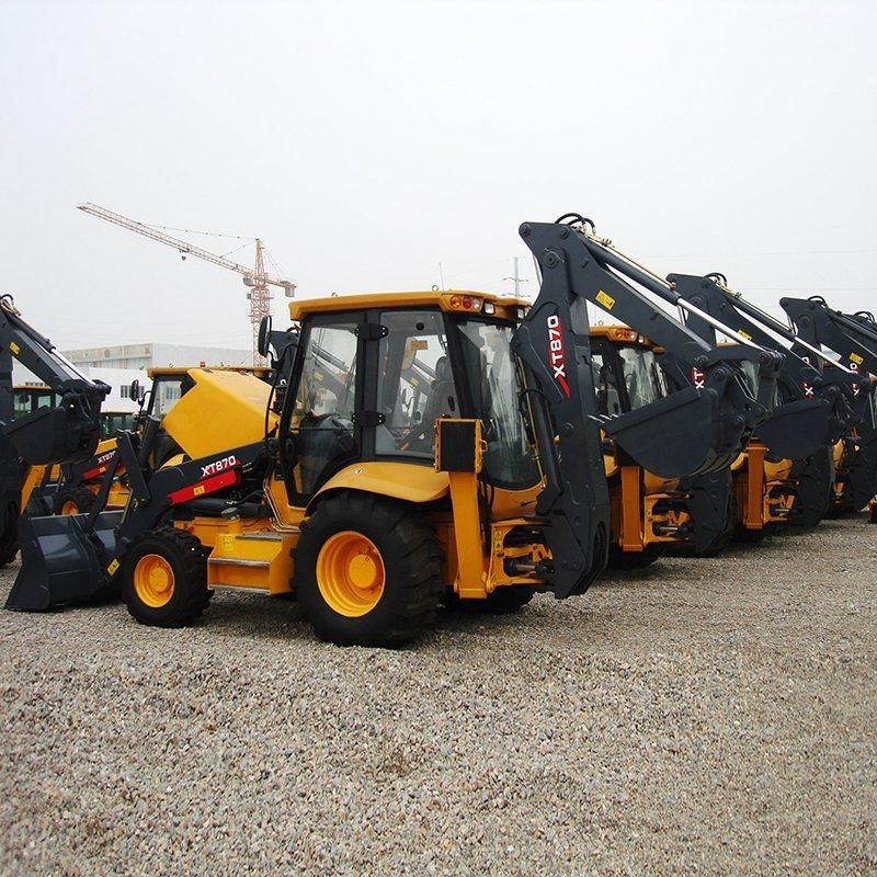 High Quality Xc870HK 2.5ton Backhoe with 74kw Cummins Engine for Sale