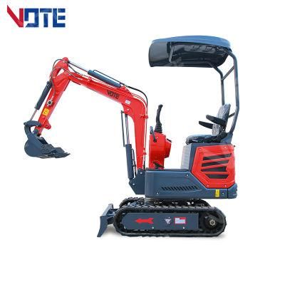 Hydraulic Excavator Mini Excavators Small Crawler Digger CE EPA China 1ton 2 Ton 3ton